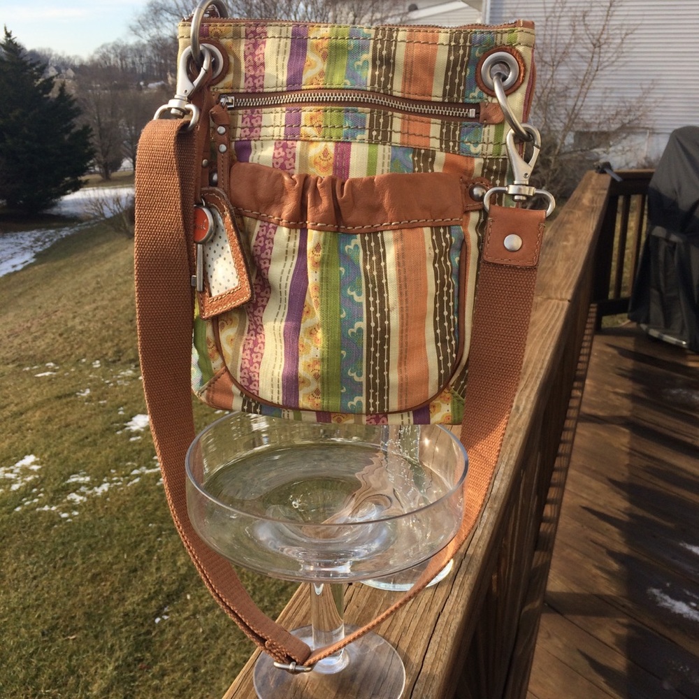 Colorful fossil crossbody!